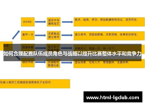 如何合理配置队伍成员角色与战略以提升比赛整体水平和竞争力